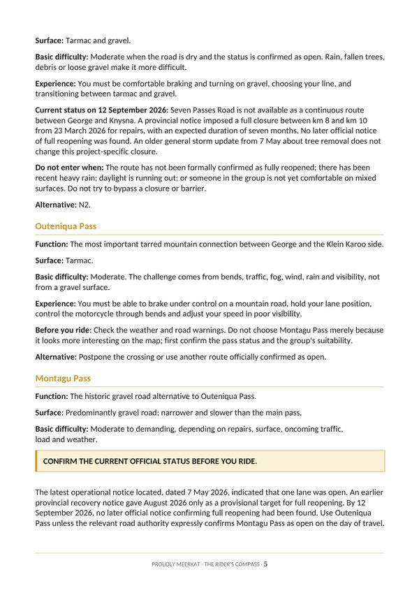 Page 8 of 49 from the bundle. From the Garden Route Edition: route cards.